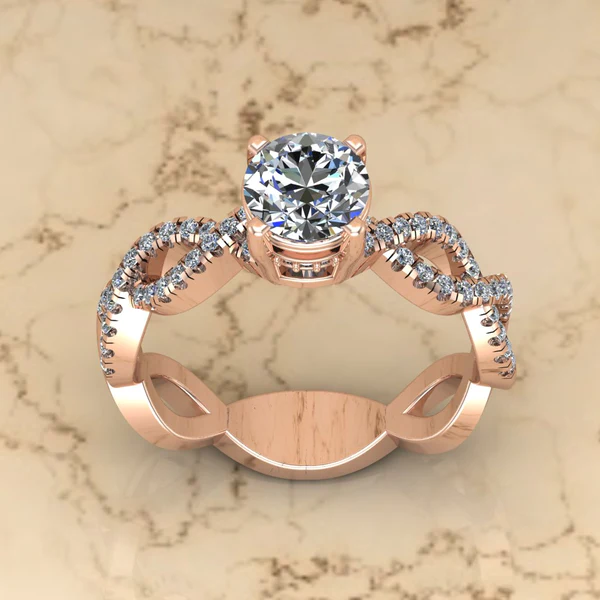 Round Cut Moissanite Solitaire Diamond Vintage Engagement Ring, Moissanite Wedding Ring, Silver Moissanite Diamond Women Ring, Proposal Gold Ring For Her