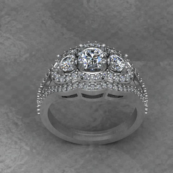 05_58a2c008-53dd-440c-a28e-b63ea6a0ad27_600x600 Round Moissanite 3 Stone Halo Diamond Vintage Engagement Ring, Moissanite Wedding Ring, Silver Moissanite Diamond Women Ring, Proposal Gold Ring For Her