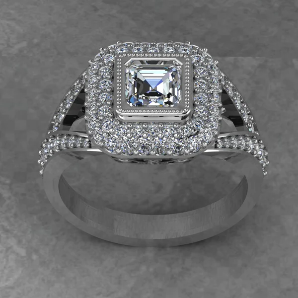 05_a0f0da87-1a3b-4892-a531-8ca0071fd2c8_600x600 Asscher Cut Moissanite Double Halo Diamond Vintage Engagement Ring, Moissanite Wedding Ring, Silver Moissanite Diamond Women Ring, Proposal Gold Ring For Her