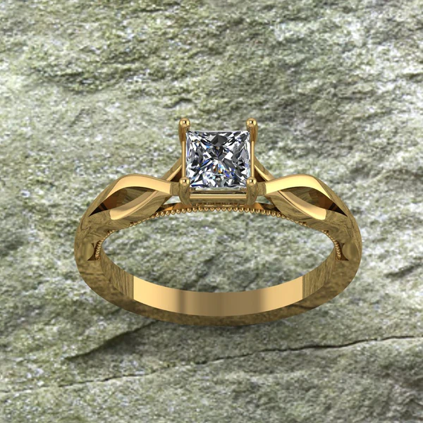 05_a38e7c1c-c037-47bf-9481-915438c56125_600x600 Princess Cut Moissanite Solitaire Diamond Vintage Engagement Ring, Moissanite Wedding Ring, Silver Moissanite Diamond Women Ring, Proposal Gold Ring For Her