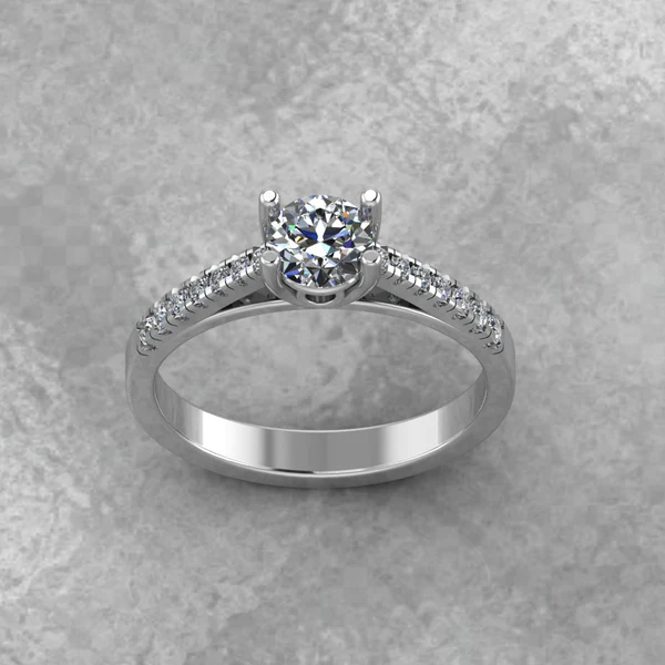 Round Moissanite Solitaire Diamond Vintage Engagement Ring, Moissanite Wedding Ring, Silver Moissanite Diamond Women Ring, Proposal Gold Ring For Her