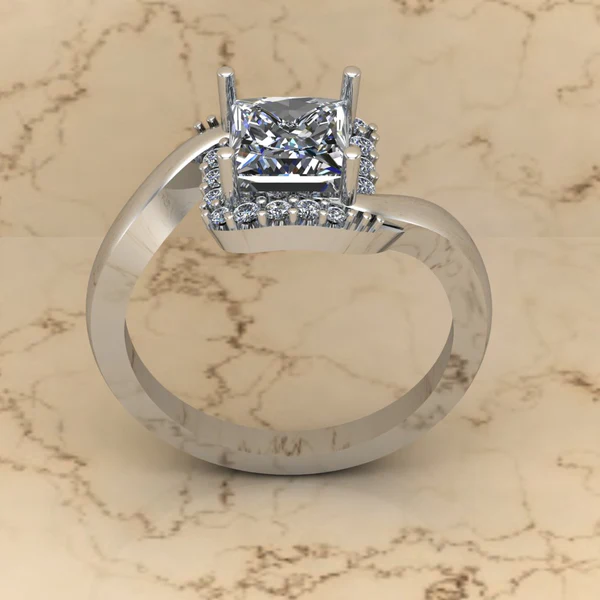 05_b995cff2-27a3-41f9-8701-699b70b7237d_600x600 Princess Moissanite Solitaire Diamond Vintage Engagement Ring, Moissanite Wedding Ring, Silver Moissanite Diamond Women Ring, Proposal Gold Ring For Her