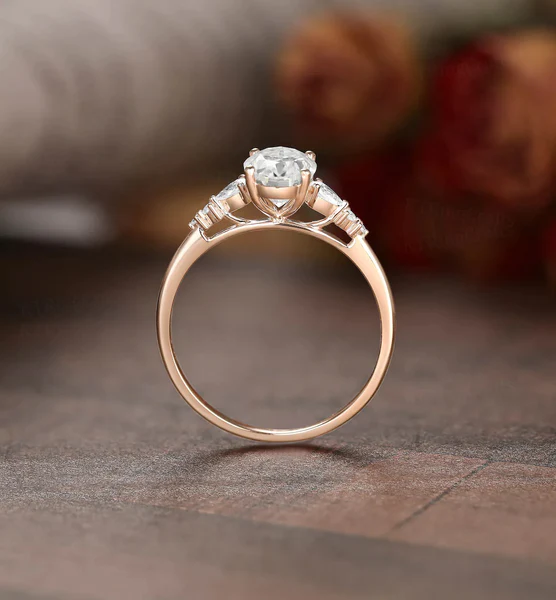 10_a3c7800c-35c1-42f0-af77-7eaaf895f1a7_600x600 Oval Moissanite Solitaire Diamond Engagement Ring Set, Moissanite Wedding Ring Set, Silver Moissanite Diamond Women Ring, Proposal Gold Ring For Her