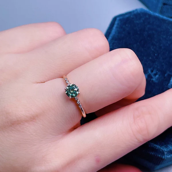 10_fb6c4d07-d22f-419f-b551-e80cab455f70_600x600 Dainty Green Moissanite Ring, Sterling Silver Band Ring, Unique Wedding ring, Cushion Moissanite, Green Gemstone Ring, Bridal Rings