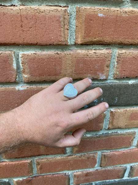 Moissanite Diamond Customized Men Diamond Ring, Sterling Silver Champion Men Ring For Birthday Gift, Gold Plated Diamond Ring, Men Ring