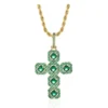 1_29010964-b101-44f7-9e31-dd6649b72e92_600x600 Round Green VVS Diamond CROSS Hip Hop Pendant, Sterling Silver Iced Out Birthday Gift Pendant, Charm Diamond Hip Hop Pendant