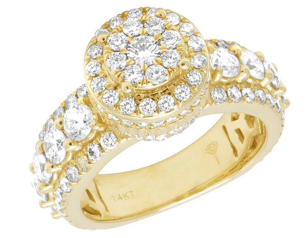 925 Sterling Silver Moissanite Diamond Men Ring, Fully Iced Gold Plated Men Pinky Ring, Round Moissanite Diamond Hip Hop Ring For Him