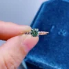 1_6b4992e2-6684-45b3-b48f-12aac5f3d50a_600x600 Dainty Green Moissanite Ring, Sterling Silver Band Ring, Unique Wedding ring, Cushion Moissanite, Green Gemstone Ring, Bridal Rings