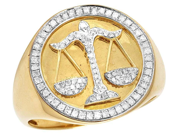 925 Sterling Silver Moissanite Diamond Men Ring, Fully Iced Gold Plated Men Pinky Ring, Round Moissanite Diamond Hip Hop Ring For Him