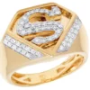 1_b52730e0-2402-4ad8-a9b1-4d9af00bea1a_600x600 925 Sterling Silver Moissanite Diamond SUPERMAN Men Ring, Fully Iced Gold Plated Men Pinky Ring, Round Moissanite Diamond Hip Hop Ring For Him