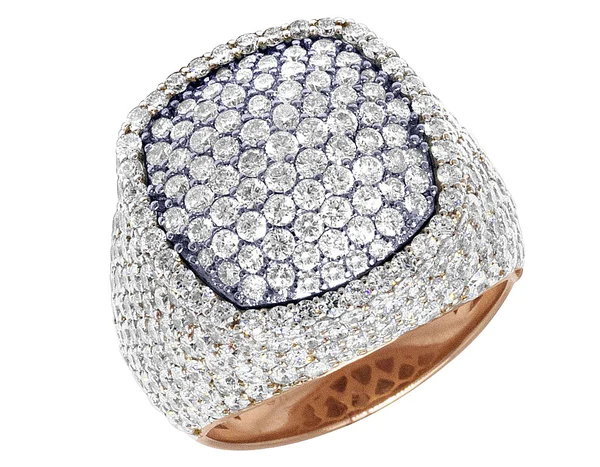 1_b7d3acd7-e5f4-4e88-8da1-7f6064f6a654_600x600 925 Sterling Silver Moissanite Diamond Men Ring, Fully Iced Gold Plated Men Pinky Ring, Round Moissanite Diamond Hip Hop Ring For Him