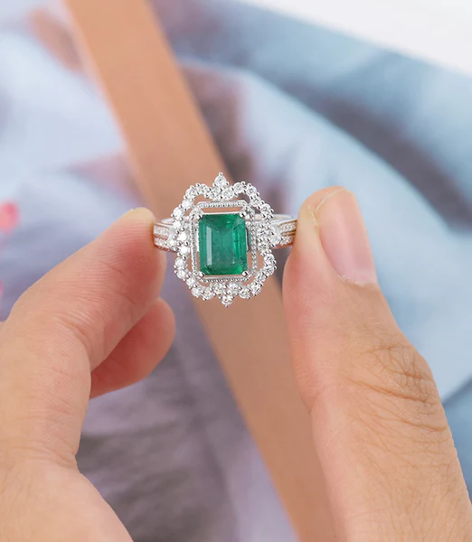 1_bb061efb-6cc8-4c5a-95d5-de3a7d2e2110_600x600 Radiant Cut Green Moissanite Engagement Ring, Sterling Silver Unique Art Deco Engagement Ring Vintage Bridal Diamond Wedding Moissanite Promise Gift Women