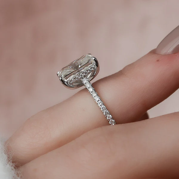 2_05d98517-a969-4752-bbd2-2f11fe9e4234_600x600 Radiant Moissanite Solitaire Diamond Engagement Ring, Sterling Silver Moissanite Diamond Wedding Ring For Bridal, 10K/14K Gold Anniversary Diamond Ring For Gift