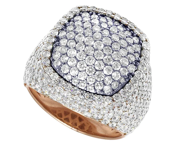 2_06ce59d0-6277-4222-83ae-5b4aa5e23aea_600x600 925 Sterling Silver Moissanite Diamond Men Ring, Fully Iced Gold Plated Men Pinky Ring, Round Moissanite Diamond Hip Hop Ring For Him