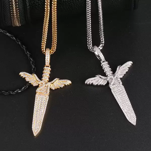 2_0a467e34-737e-444e-b8d5-6a52ca6593dc_600x600 Customized ANGLE CROSS Round VVS Moissanite Diamond Hip Hop Pendant, Sterling Silver Iced Out Birthday Gift Pendant, Charm Moissanite Diamond Hip Hop Pendant