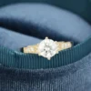 2_64103615-02a6-4193-b0b8-f52a0436522b_600x600 Round Moissanite Solitaire Diamond Engagement Ring, Moissanite Wedding Ring, Silver Moissanite Diamond Women Ring, Proposal Gold Ring For Her