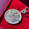 Customized Letter & Number Round VVS Diamond Spinning Hip Hop Pendant, Sterling Silver Iced Out Birthday Gift Pendant, Charm Diamond Hip Hop Pendant