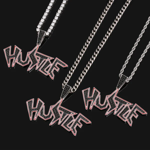 Round White VVS Diamond Customized Letter Hip Hop Pendant, Sterling Silver Iced Out Birthday Gift Pendant, Charm Diamond Hip Hop Pendant