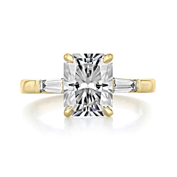 2_bf0e569f-0302-4758-803e-503b9b7f70e6_600x600 Radiant Moissanite Diamond 2.5CT With Side Baguette Moissanite Diamond Three Stone Ring Radiant Moissanite Engagement Ring For Her