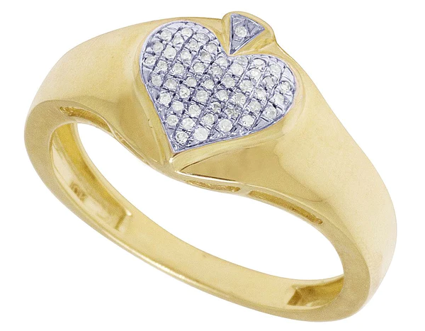 925 Sterling Silver Moissanite Diamond LEAVES Men Ring, Fully Iced Gold Plated Men Pinky Ring, Round Moissanite Diamond Hip Hop Ring For Him