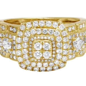 3_3ac54c10-047f-4c6b-b28d-3cdbf1e652bf_600x600 925 Sterling Silver Moissanite Diamond Men Ring, Fully Iced Gold Plated Men Pinky Ring, Round Moissanite Diamond Hip Hop Ring For Him