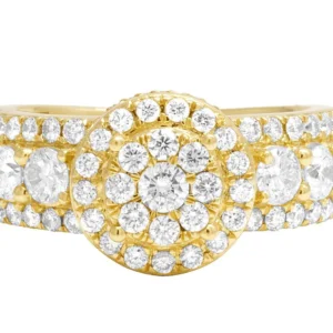 3_5de9ed6d-1d29-4089-a563-e7e96d85f4bf_600x600 925 Sterling Silver Moissanite Diamond Men Ring, Fully Iced Gold Plated Men Pinky Ring, Round Moissanite Diamond Hip Hop Ring For Him