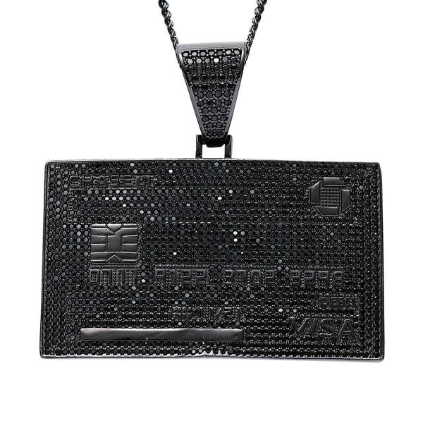 3_7abf173f-4689-48e5-bf6c-f5119a7411d9_600x600 Round White VVS Diamond Credit Card Hip Hop Pendant, Sterling Silver Iced Out Birthday Gift Pendant, Charm Diamond Hip Hop Pendant