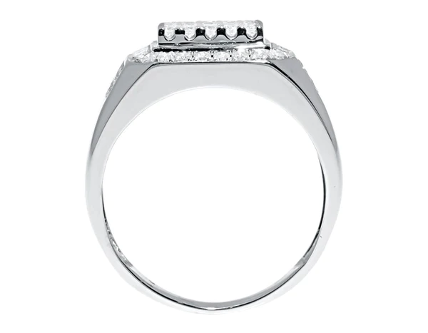 3_8497461e-3d92-4ecf-b193-eaeaec5908ee_600x600 925 Sterling Silver Moissanite Diamond Men Ring, Fully Iced Gold Plated Men Pinky Ring, Round Moissanite Diamond Hip Hop Ring For Him