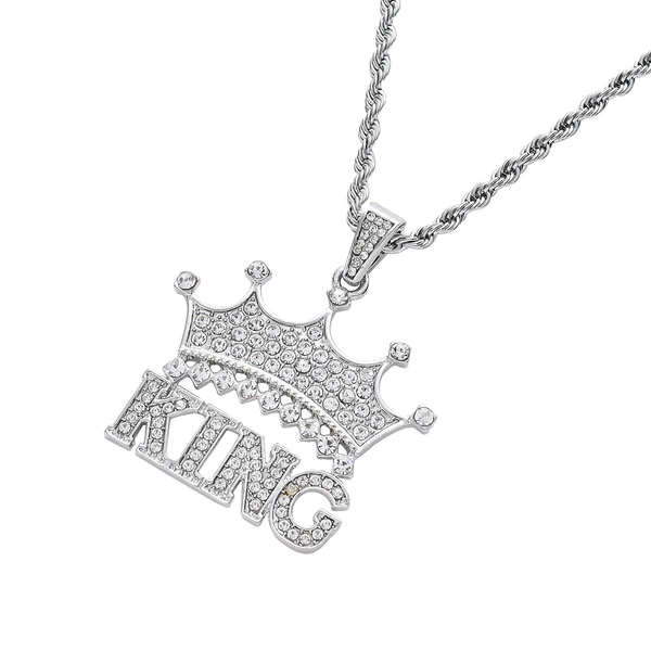 3_99ad4d63-ed29-426e-aed0-3efa22fe8a59_600x600 Customized KING Round VVS Diamond Hip Hop Pendant, Sterling Silver Iced Out Birthday Gift Pendant, Charm Diamond Hip Hop Pendant