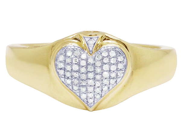 925 Sterling Silver Moissanite Diamond LEAVES Men Ring, Fully Iced Gold Plated Men Pinky Ring, Round Moissanite Diamond Hip Hop Ring For Him