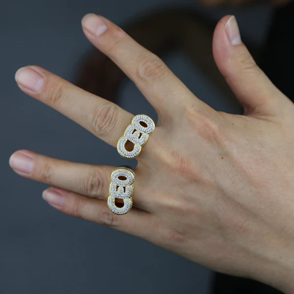 3_b0e3ada8-8adb-4903-910f-fda4ecc58476_600x600 925 Sterling Silver Round Moissanite Diamond CEO Men Ring, Fully Iced Gold Plated Men Pinky Ring, Round Moissanite Diamond Hip Hop Ring For Him