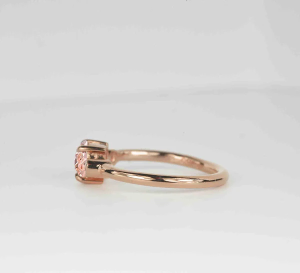 3_e2b5549a-ba3b-44ce-8457-93ae067592d4_600x600 Morganite Engagement Ring | Dainty Morganite and Diamond Anniversary Ring | Round Diamond Bridal Promise Art Deco Ring | Luxury Unique Ring