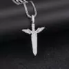 3_fa8f35df-d533-449c-9b32-89ad71ce628f_600x600 Customized ANGLE CROSS Round VVS Moissanite Diamond Hip Hop Pendant, Sterling Silver Iced Out Birthday Gift Pendant, Charm Moissanite Diamond Hip Hop Pendant