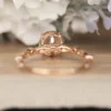 3_fd61b87a-a910-459d-91f2-6cae57d0a1d1_600x600 Round Pink Morganite Engagement Ring, Diamond Milgrain Band, 10k Rose Gold Morganite Ring, Bridal Ring, Promise Ring, Wedding Ring