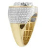 4_1f177326-3c40-4bfb-a27a-ca6b38ee33d9_600x600 925 Sterling Silver Moissanite Diamond Men Ring, Fully Iced Gold Plated Men Pinky Ring, Round Moissanite Diamond Hip Hop Ring For Him