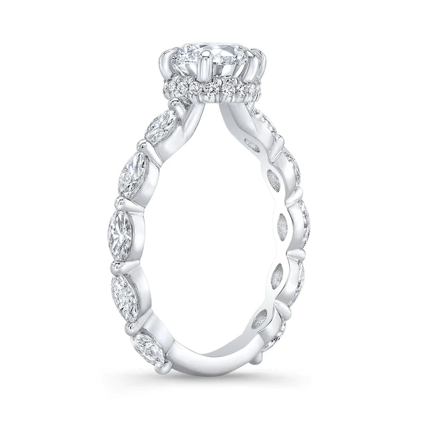 2.5 CT Round Moissanite Solitaire Diamond Engagement Ring, Sterling Silver Moissanite Diamond Wedding Ring For Bridal, 10K/14K Gold Anniversary Diamond Ring For Gift      No reviews