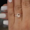 4_828b27d6-7353-44aa-b4c7-2d8a35c6cd7d_600x600 Oval Peach Pink Morganite Engagement Ring, Promise Ring, Half Eternity Diamond Band Ring, Morganite Solitaire Ring, Rose Gold Ring