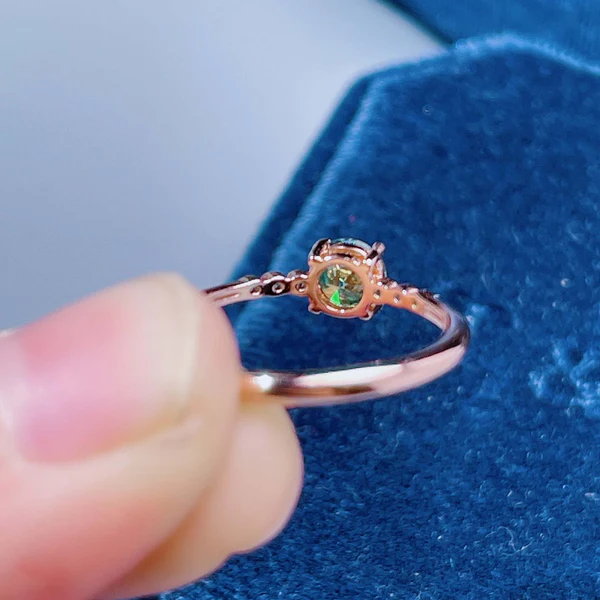 4_84dc2393-fc0b-4233-8dfc-34f41f19bbeb_600x600 Dainty Green Moissanite Ring, Sterling Silver Band Ring, Unique Wedding ring, Cushion Moissanite, Green Gemstone Ring, Bridal Rings