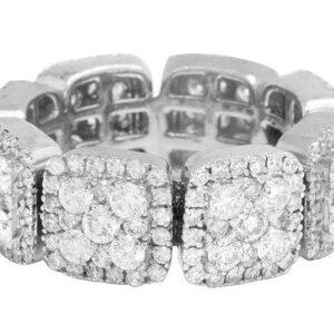 4_86e2f708-0ad2-4d1e-8cc3-4aa911b67dff_600x600 925 Sterling Silver Moissanite Diamond Cuban Chain Men Ring, Fully Iced Gold Plated Men Pinky Ring, Round Moissanite Diamond Hip Hop Ring For Him