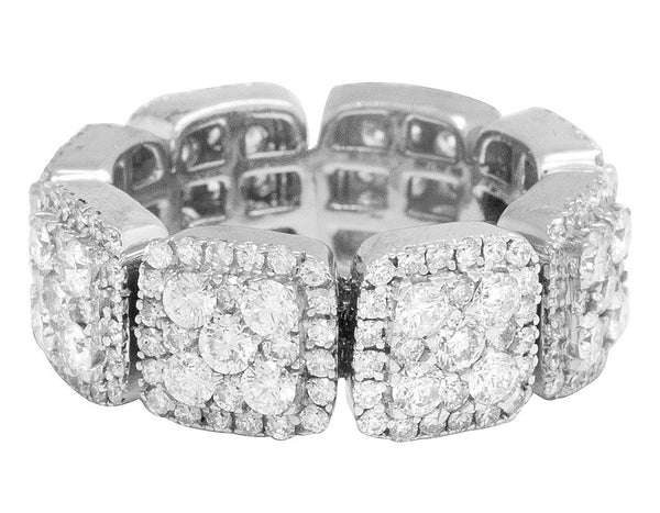 4_86e2f708-0ad2-4d1e-8cc3-4aa911b67dff_600x600 925 Sterling Silver Moissanite Diamond Cuban Chain Men Ring, Fully Iced Gold Plated Men Pinky Ring, Round Moissanite Diamond Hip Hop Ring For Him