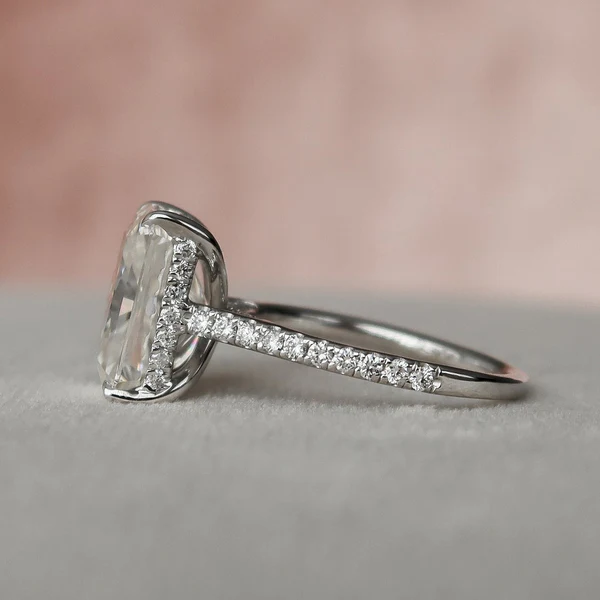 4_f006b7a2-df0d-4d6b-8c3a-90633a32cf5c_600x600 Radiant Moissanite Solitaire Diamond Engagement Ring, Sterling Silver Moissanite Diamond Wedding Ring For Bridal, 10K/14K Gold Anniversary Diamond Ring For Gift