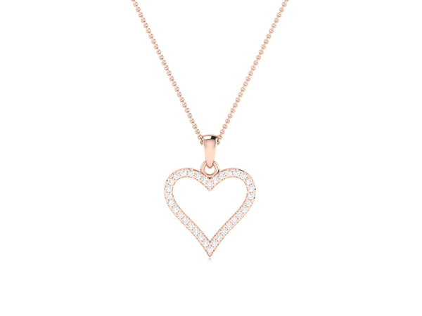 Round Diamond Sterling Silver Solitaire Women Pendant, Moissanite Diamond Pendant, Moissanite Women Pendant, Anniversary Gift Pendant, Engagement Gift Women Pendant