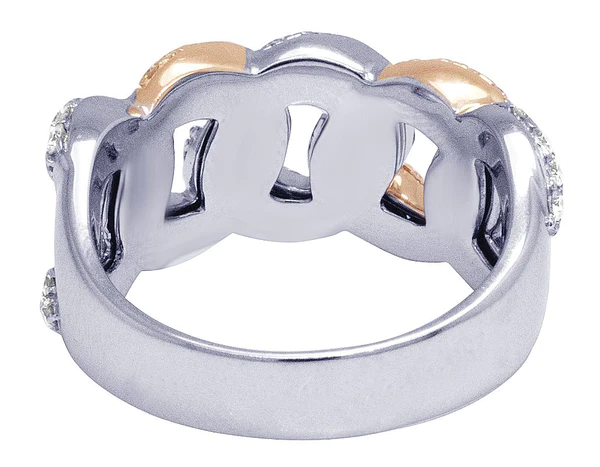 5_03b468b4-757b-41b6-880d-a0bf715081c9_600x600 925 Sterling Silver Moissanite Diamond Cuban Chain Men Ring, Fully Iced Gold Plated Men Pinky Ring, Round Moissanite Diamond Hip Hop Ring For Him