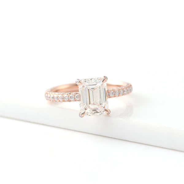 5_3ec24268-b598-4010-bed0-ed69f0e885fc_600x600 Emerald Cut Moissanite Solitaire Diamond Engagement Ring, Sterling Silver Moissanite Diamond Wedding Ring For Bridal, 10K/14K Gold Anniversary Diamond Ring For Gift