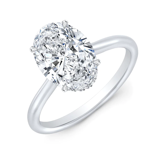 5_54cde6e0-1426-4644-a87c-875ab6cf32d4_600x600 2 CT Oval Moissanite Solitaire Diamond Engagement Ring, Sterling Silver Moissanite Diamond Wedding Ring For Bridal, 10K/14K Gold Anniversary Diamond Ring For Gift