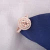 5_56a59c4b-3177-4e63-9ced-5f3ba8222272_600x600 Natural Oval Morganite Ring Morganite Engagement Ring 14K Rose Gold Morganite Ring Morganite & Diamond Ring Anniversary Gift For Wife