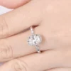5_704b6064-a501-4f02-ac01-e2cc4023f1d5_600x600 Oval Moissanite Solitaire Diamond Engagement Ring, Moissanite Wedding Ring, Silver Moissanite Diamond Women Ring, Proposal Gold Ring For Her
