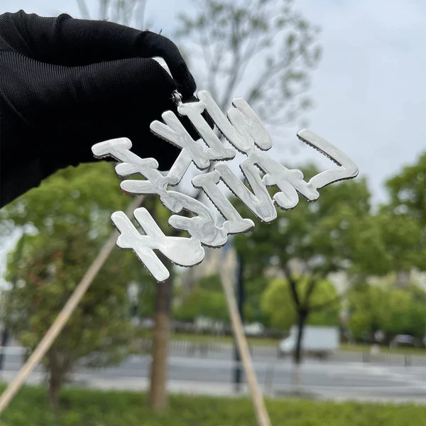 VVS Diamond Personalized Name Pendant, Hip Hop Jewelry, Gift For Him, Men's Jewelry, Personalized Gifts, Iced Out Accessories Man, Jewelry Gift For Man