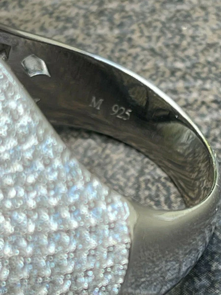 925 Sterling Silver Round Moissanite Diamond HUGE Men Ring, Fully Iced Gold Plated Moissanite Round Hip Hop Rapper Pinky Ring, Round Moissanite Diamond Hip Hop Ring For Him