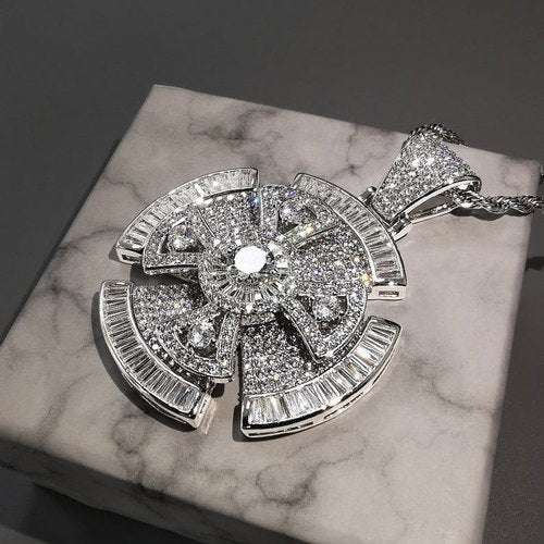 5_dfdfedf9-5dae-4300-b2de-60886797273b_600x600 Round & Baguette VVS Diamond SNIPING Hip Hop Pendant, Sterling Silver Iced Out Birthday Gift Pendant, VVS Diamond Hip Hop Charm Pendant